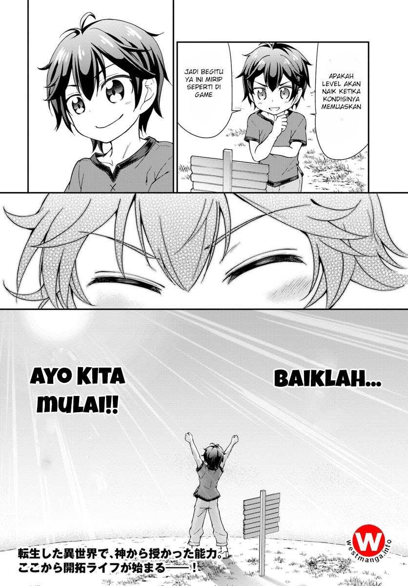 Tenohira Kaitaku Mura de Isekai Kenkokuki: Fueteku Yome-tachi to Nonbiri Mujintou Life (fix) Chapter 01 Gambar 30