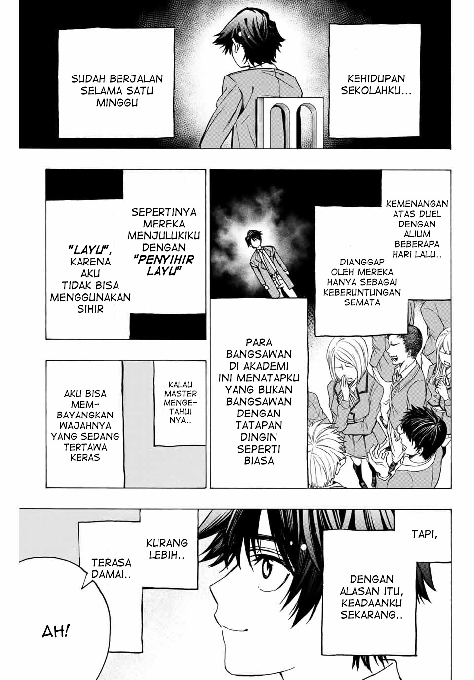 Hyouken no Majutsushi ga Sekai wo Suberu Sekai Saikyou no Majutsushi dearu Shounen wa, Majutsu Gakuin ni Nyuugaku Suru Chapter 02.1 Gambar 8