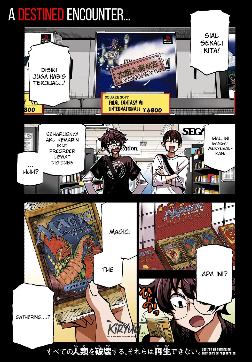 Baca Manga Destroy All Humankind. They Can’t Be Regenerated Chapter 13 Gambar 2