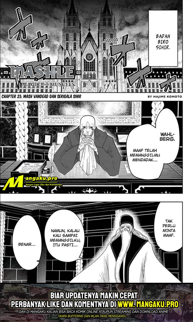 Manga Mashle: Magic and Muscles Chapter 23 gambar 2