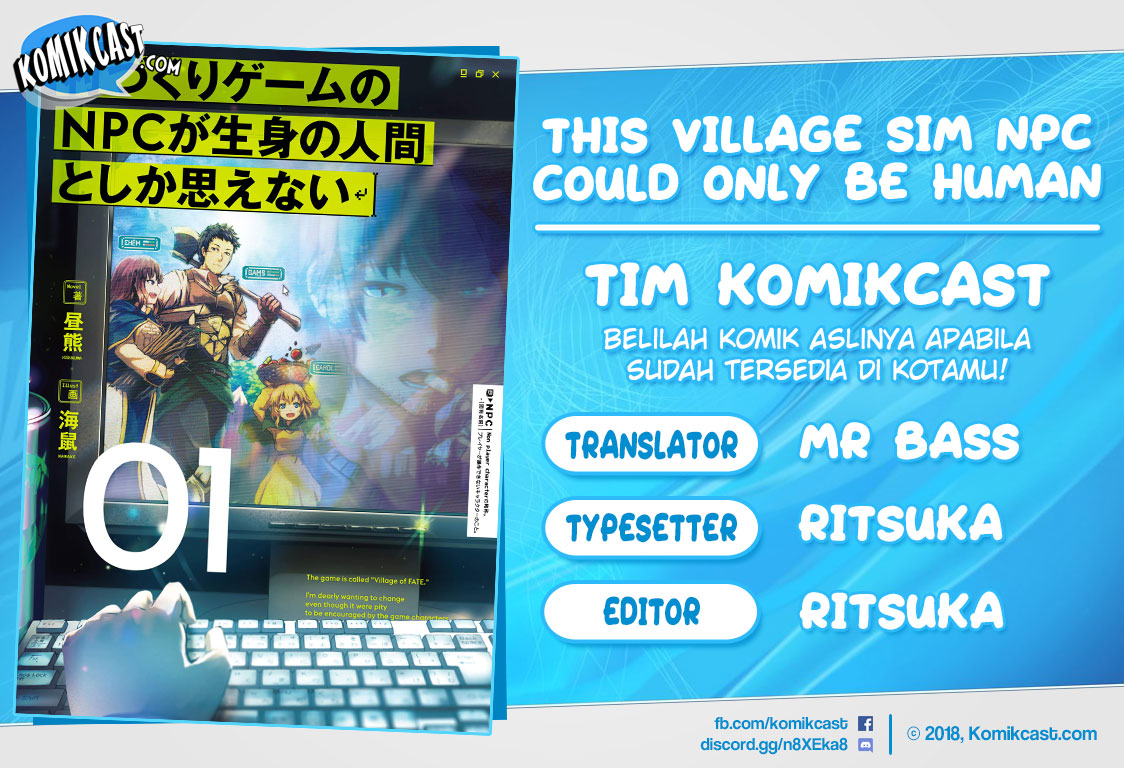 Baca Komik This Village Sim NPC Could Only Be Human Chapter 07.1 Gambar 1