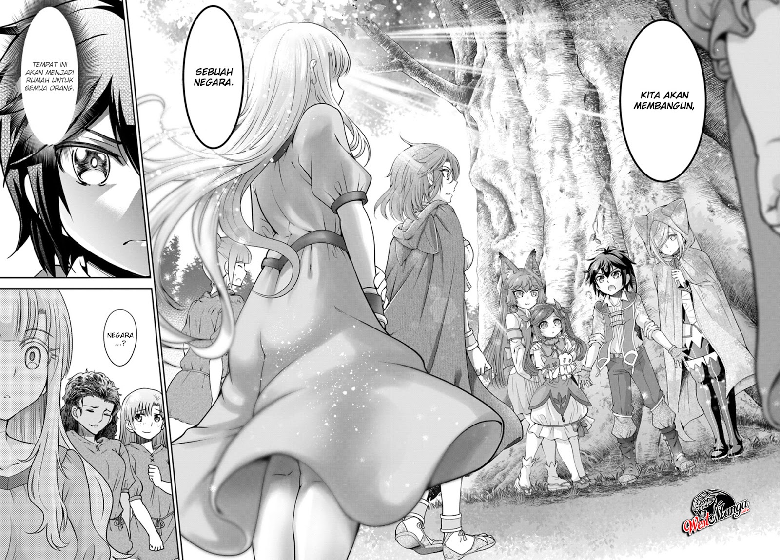 Tenohira Kaitaku Mura de Isekai Kenkokuki: Fueteku Yome-tachi to Nonbiri Mujintou Life (fix) Chapter 16 Gambar 30