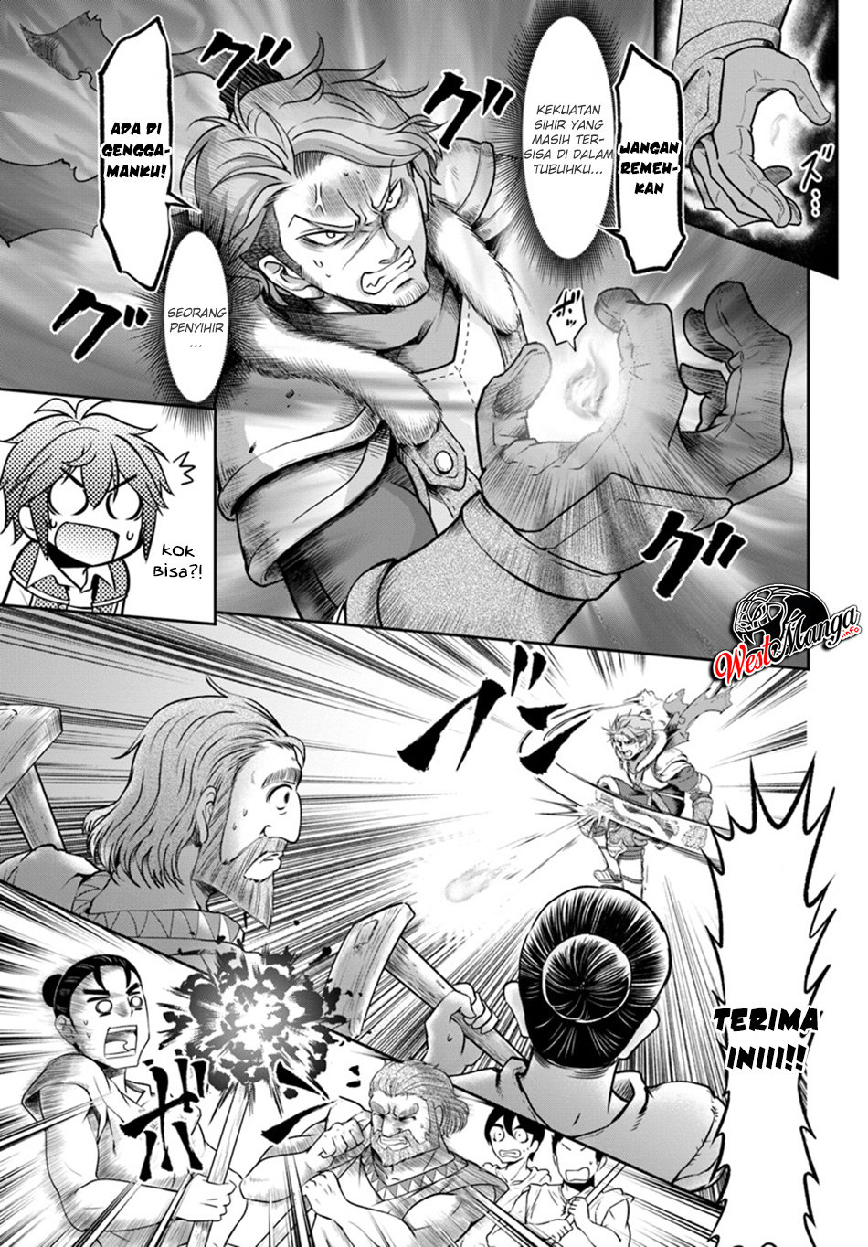 Tenohira Kaitaku Mura de Isekai Kenkokuki: Fueteku Yome-tachi to Nonbiri Mujintou Life (fix) Chapter 16 Gambar 9
