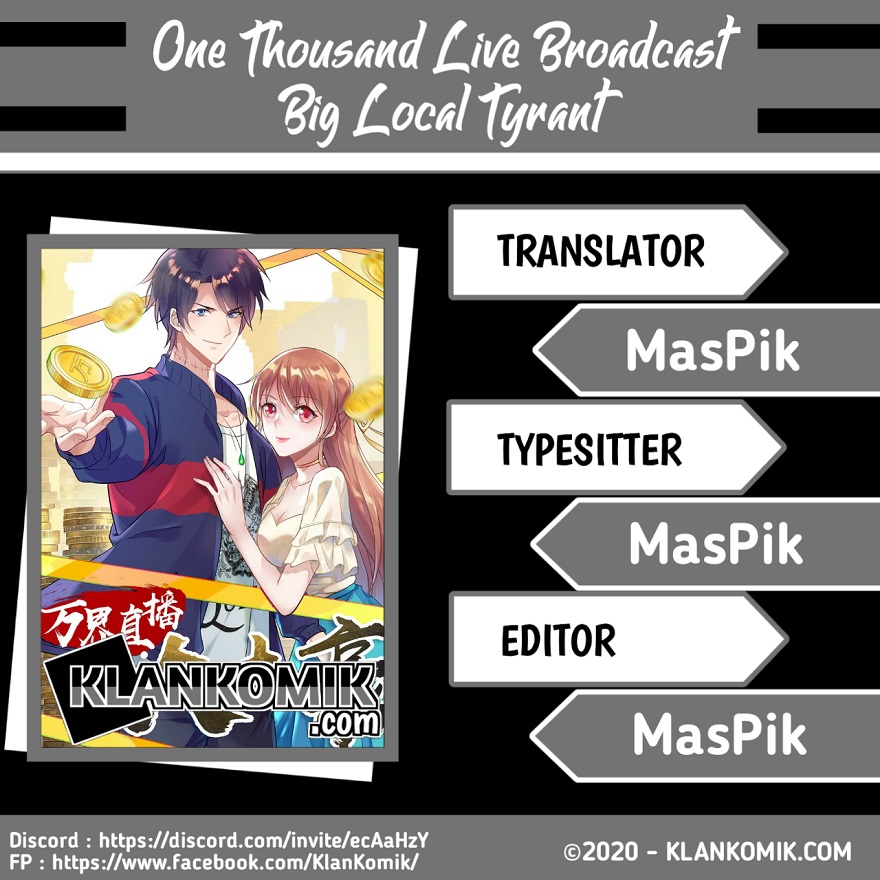 Baca Komik One Thousand Live Broadcast Big Local Tyrant Chapter 08 Gambar 1
