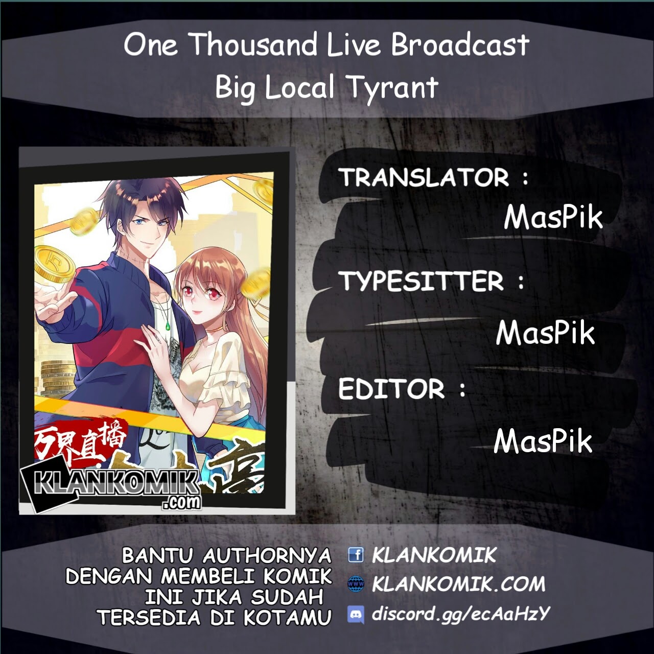 Baca Komik One Thousand Live Broadcast Big Local Tyrant Chapter 03 Gambar 1