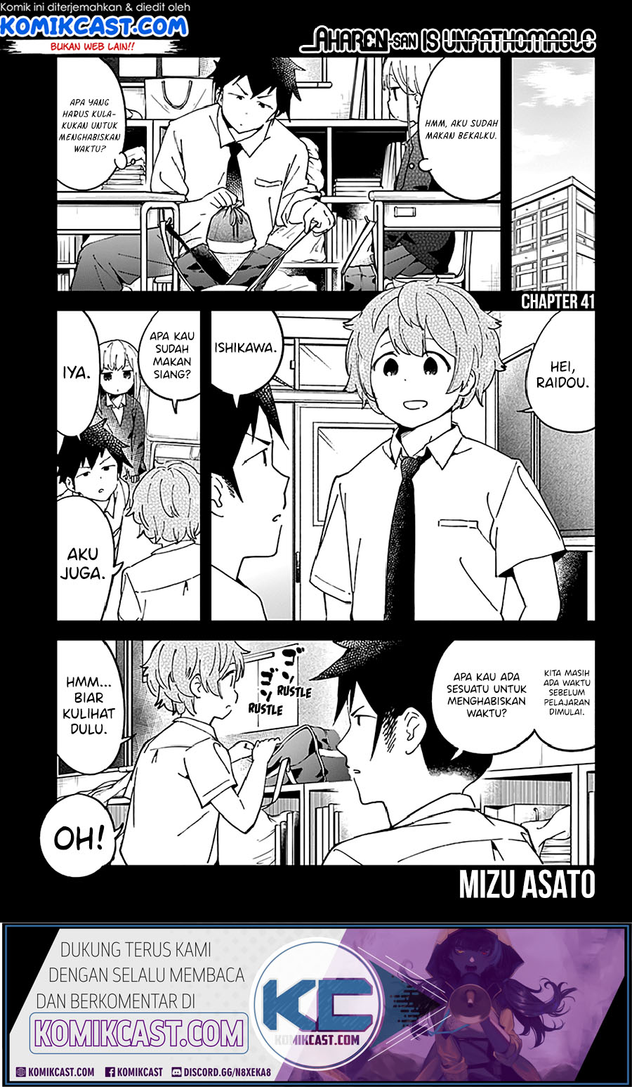 Aharen-san wa Hakarenai Chapter 41 Gambar 3