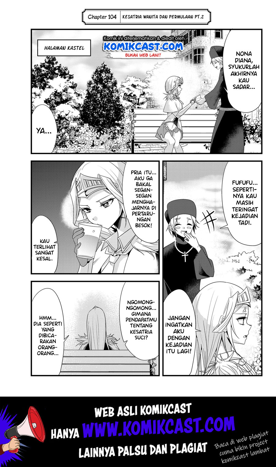 Baca Manga Ima Made Ichido mo Onna Atsukaisareta koto ga nai Onna Kishi wo Onna Atsukai suru Chapter 104 Gambar 2