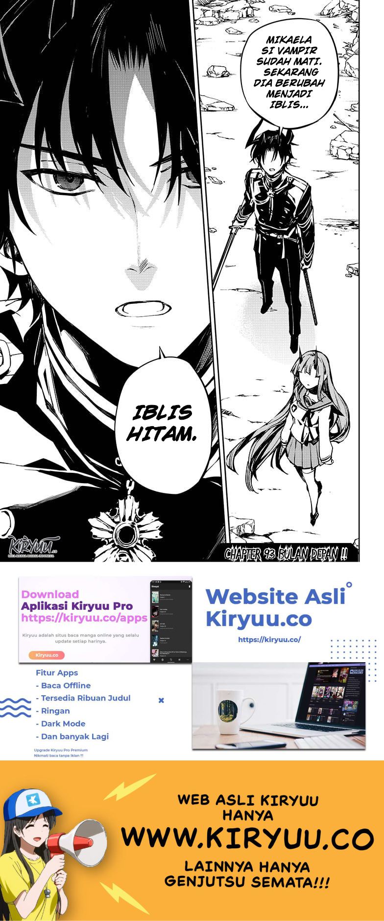 Owari no Seraph Chapter 92 Gambar 35