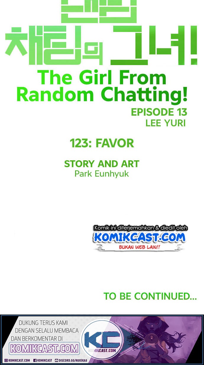 The Girl from Random Chatting! Chapter 123 Gambar 57