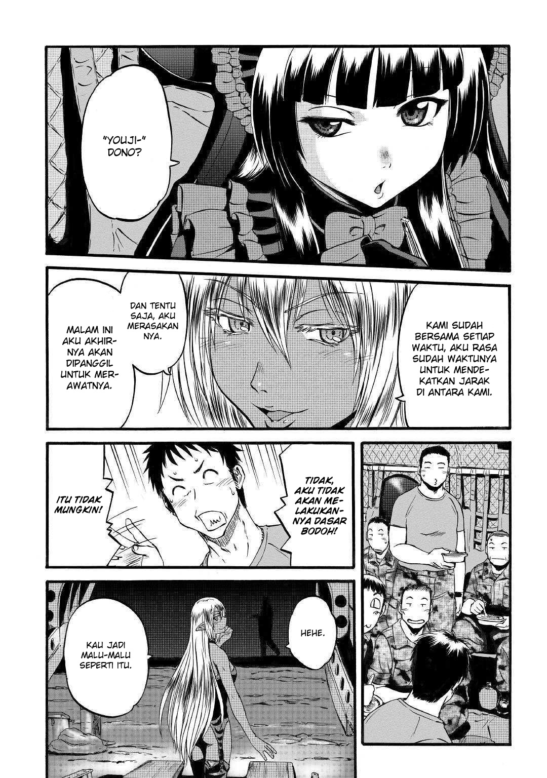 Gate – Jietai Kare no Chi nite Kaku Tatakeri Chapter 94 Gambar 20