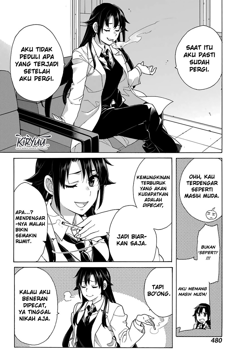 Yahari Ore no Seishun Love Comedy wa Machigatteiru.: Monologue Chapter 76 Gambar 20