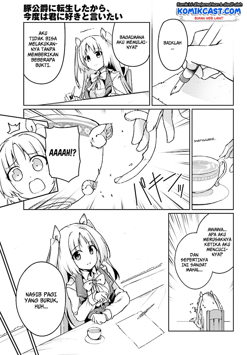 Buta Koushaku ni Tensei Shitakara, Kondo wa Kimi ni Suki to Iitai Chapter 08 Gambar 12