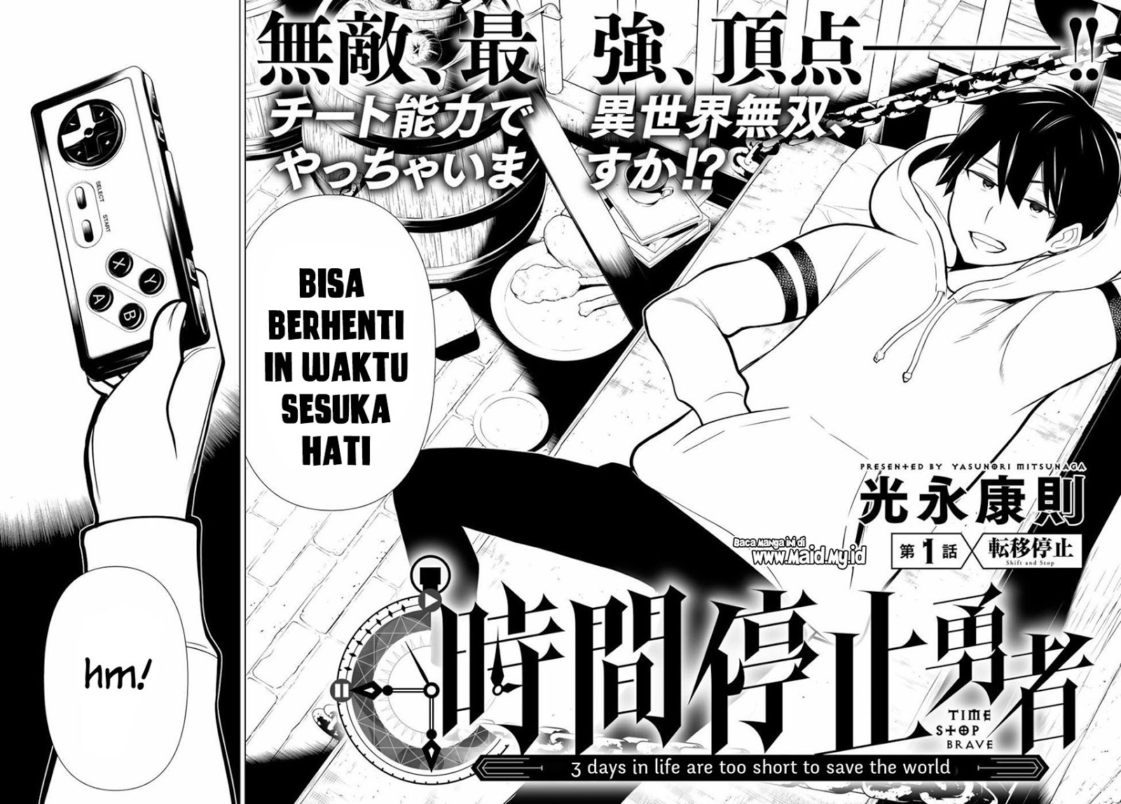 Jikan Teishi Yuusha Chapter 01 Gambar 7