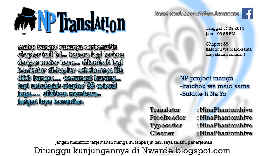 Kaichou wa Maid-sama! Chapter 38 Gambar 33
