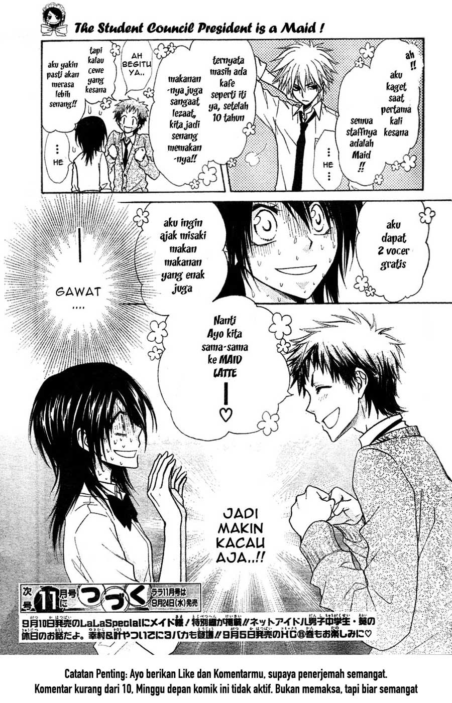 Kaichou wa Maid-sama! Chapter 29 Gambar 34