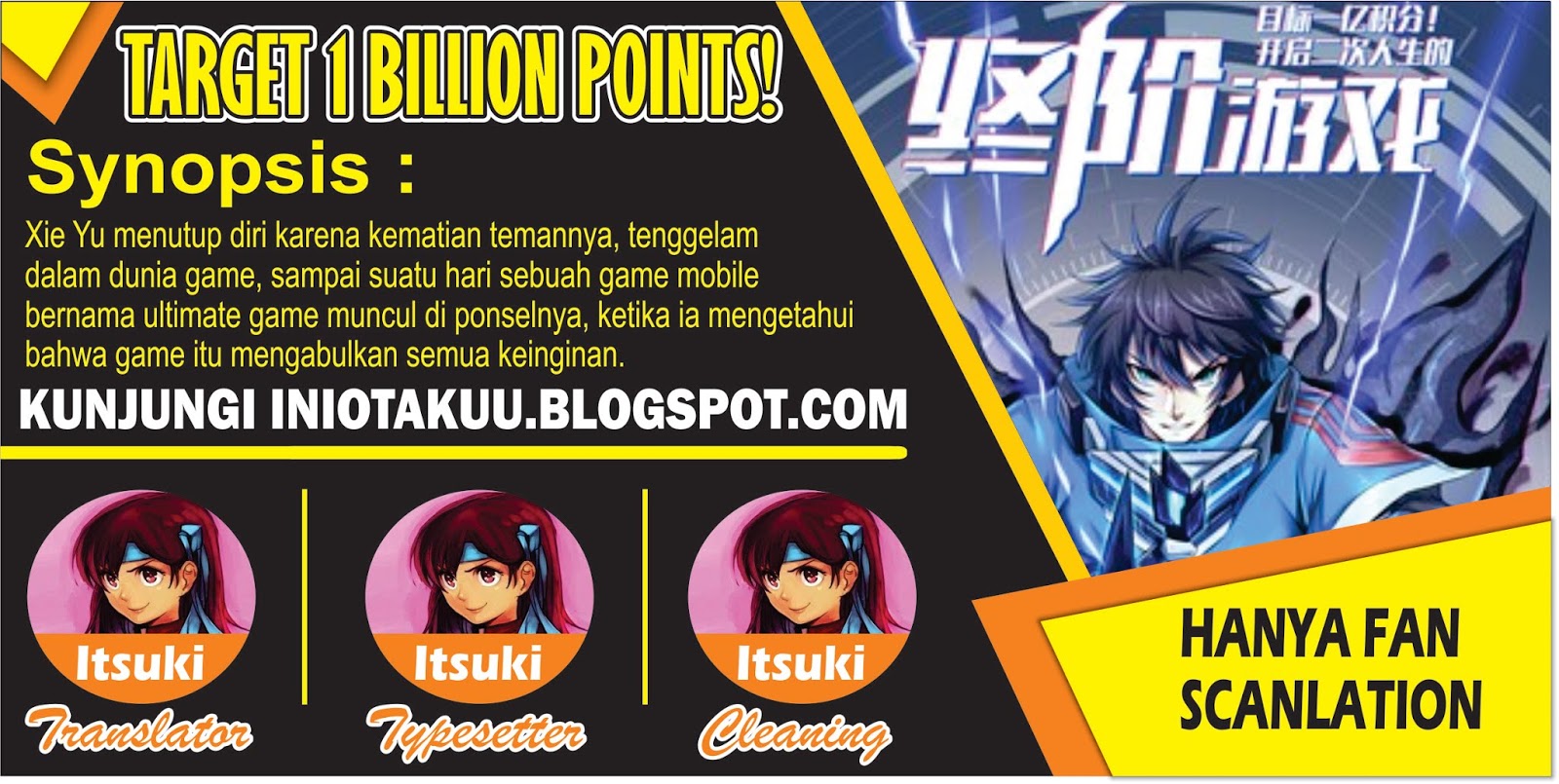 Baca Komik Target 1 billion points! Open the ultimate game of second life! Chapter 01.3 Gambar 1