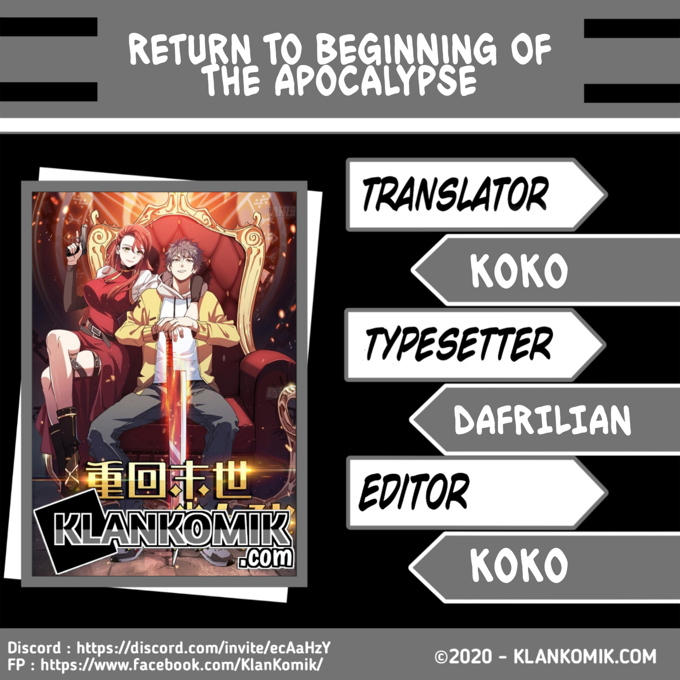 Baca Komik Return To Beginning Of The Apocalypse Chapter 38 Gambar 1