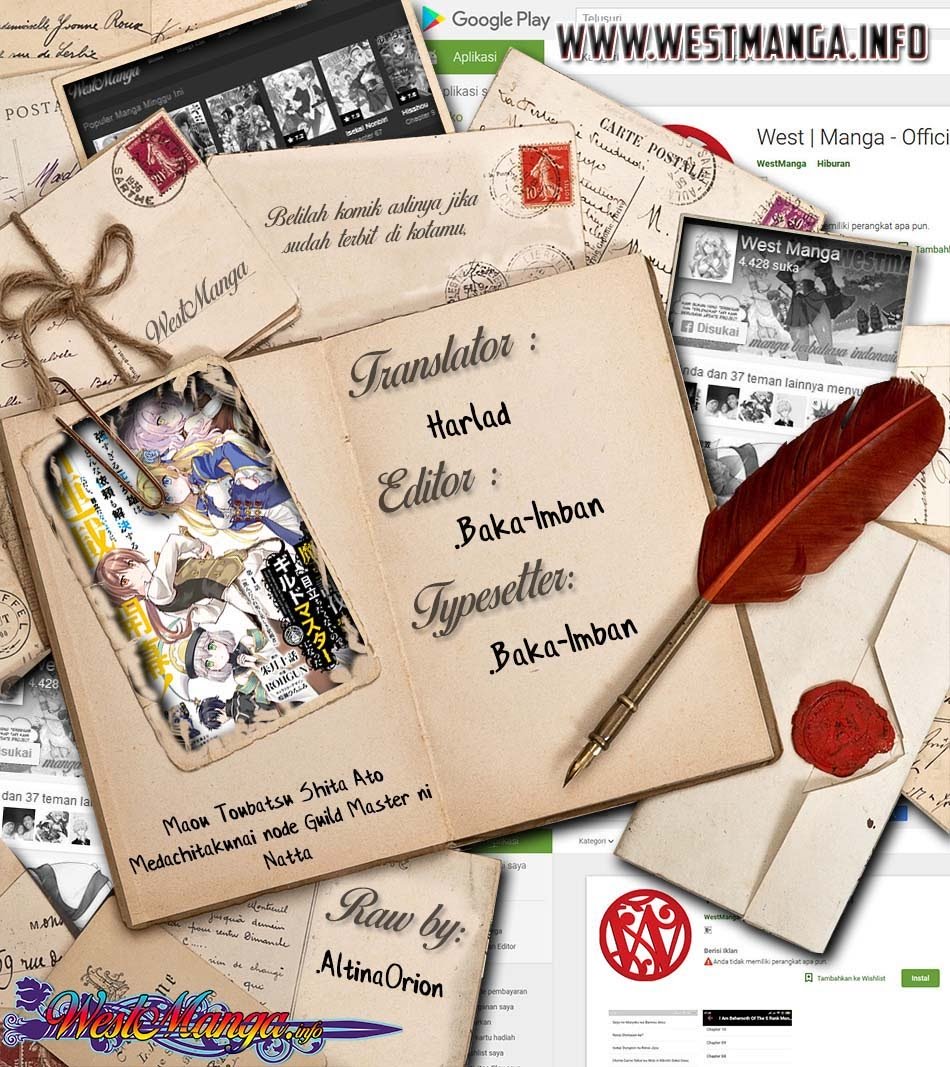 Maou Toubatsu Shita Ato, Medachitakunai node Guild Master ni Natta Chapter 07 Gambar 3