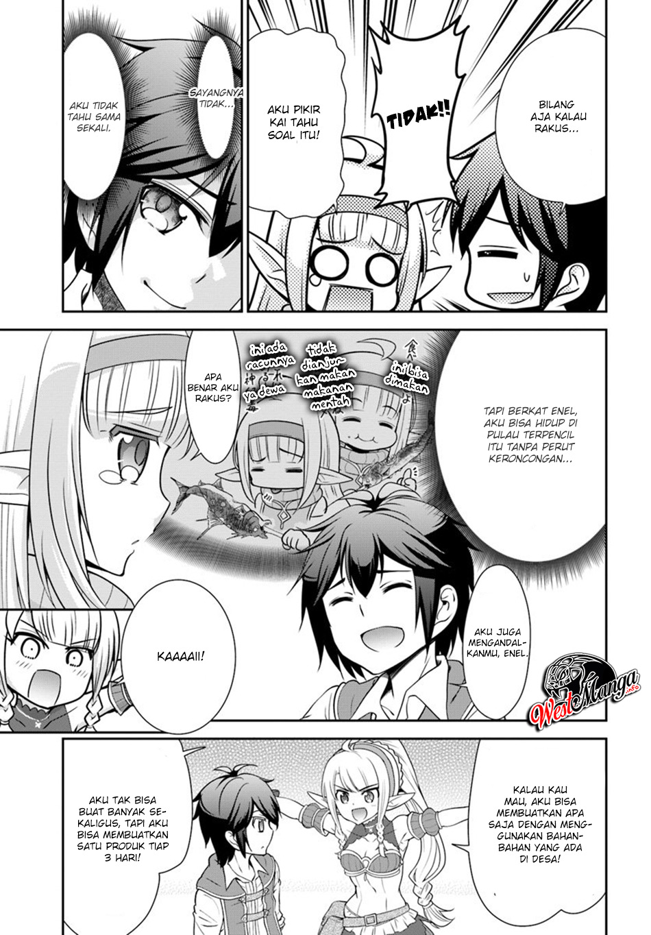 Tenohira Kaitaku Mura de Isekai Kenkokuki: Fueteku Yome-tachi to Nonbiri Mujintou Life (fix) Chapter 17 Gambar 22