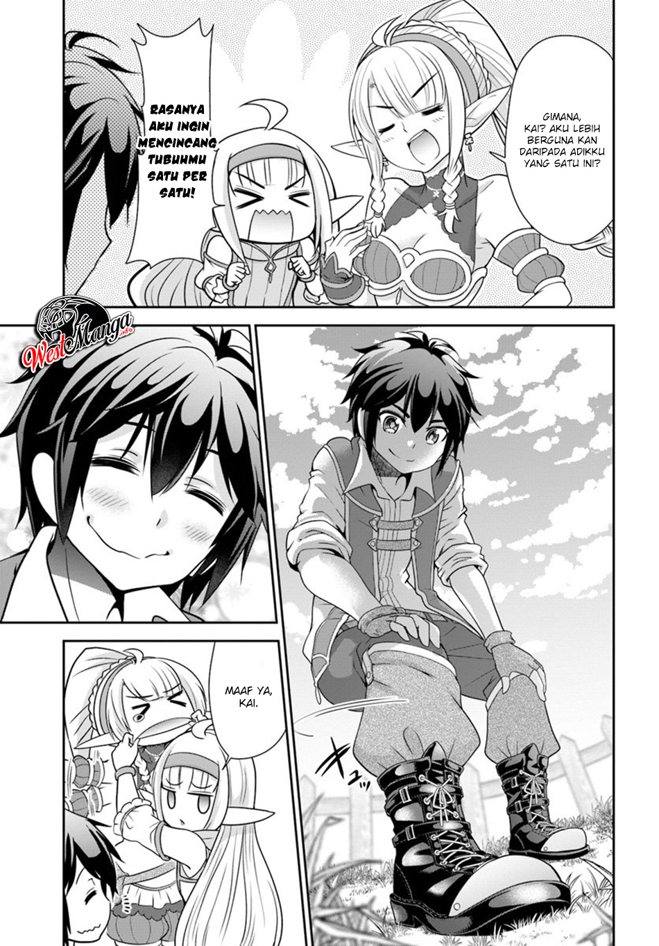 Tenohira Kaitaku Mura de Isekai Kenkokuki: Fueteku Yome-tachi to Nonbiri Mujintou Life (fix) Chapter 17 Gambar 28
