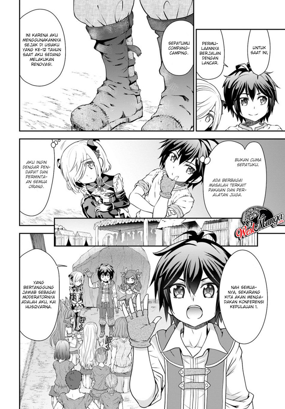 Tenohira Kaitaku Mura de Isekai Kenkokuki: Fueteku Yome-tachi to Nonbiri Mujintou Life (fix) Chapter 17 Gambar 6