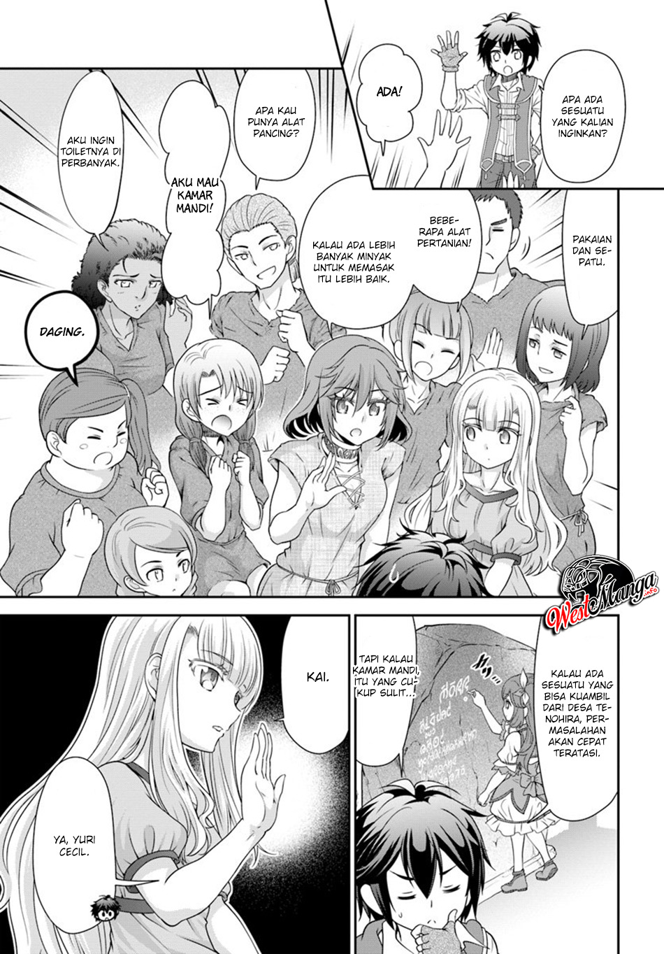 Tenohira Kaitaku Mura de Isekai Kenkokuki: Fueteku Yome-tachi to Nonbiri Mujintou Life (fix) Chapter 17 Gambar 7