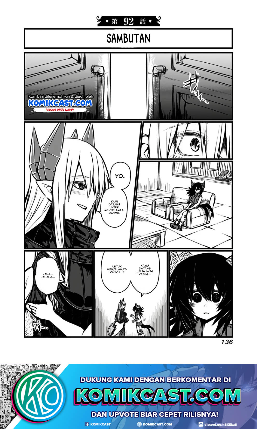 Baca Manga Musuko ga Kawaikute Shikataganai Mazoku no Hahaoya Chapter 92 Gambar 2