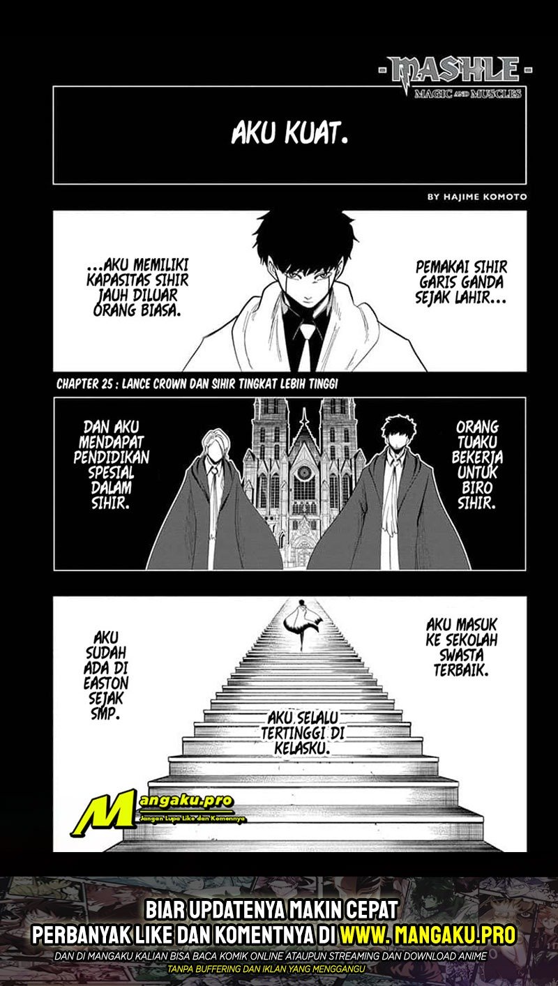 Manga Mashle: Magic and Muscles Chapter 25 gambar 2