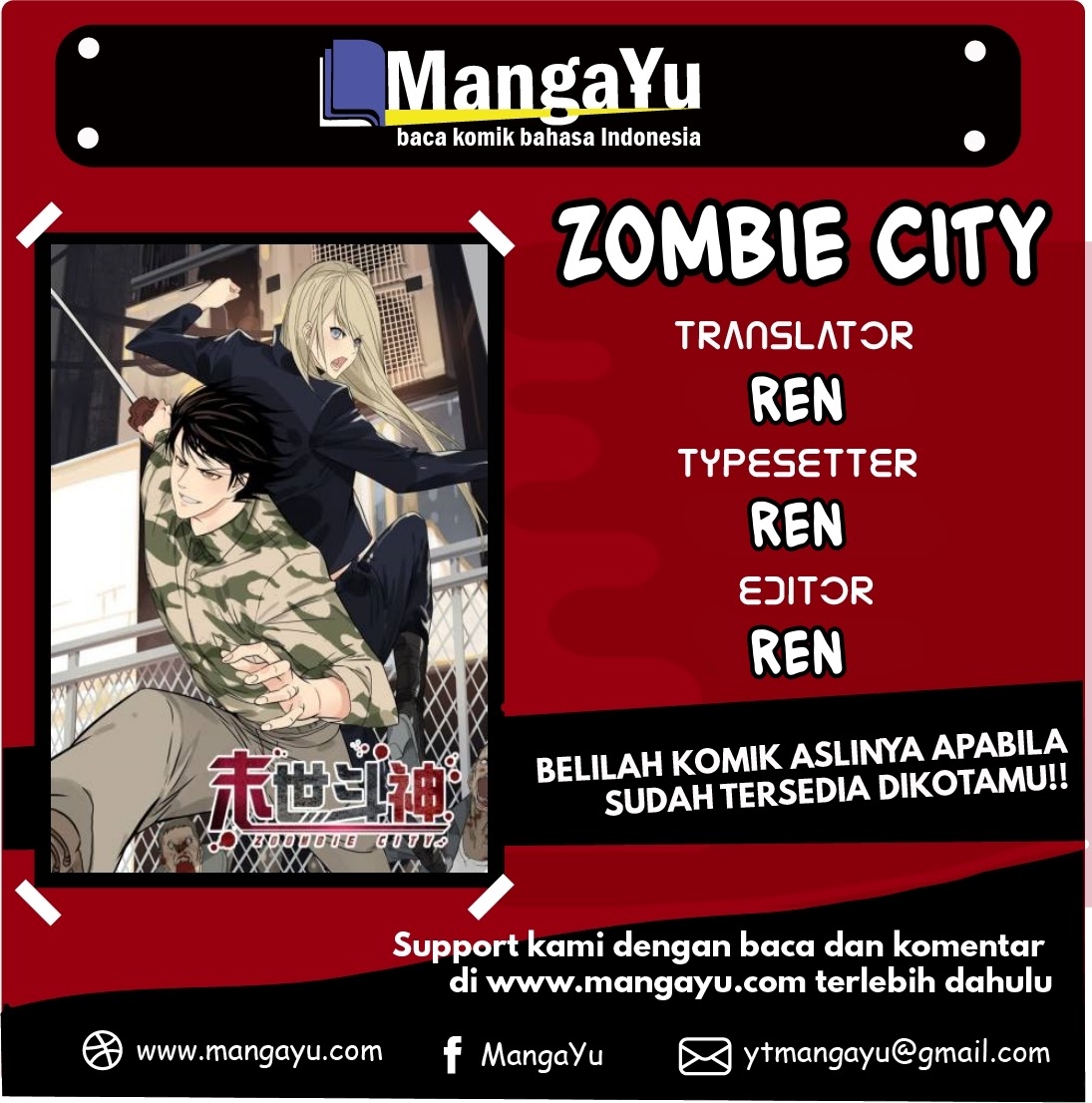 Baca Komik Zoombie City Chapter 28 Gambar 1