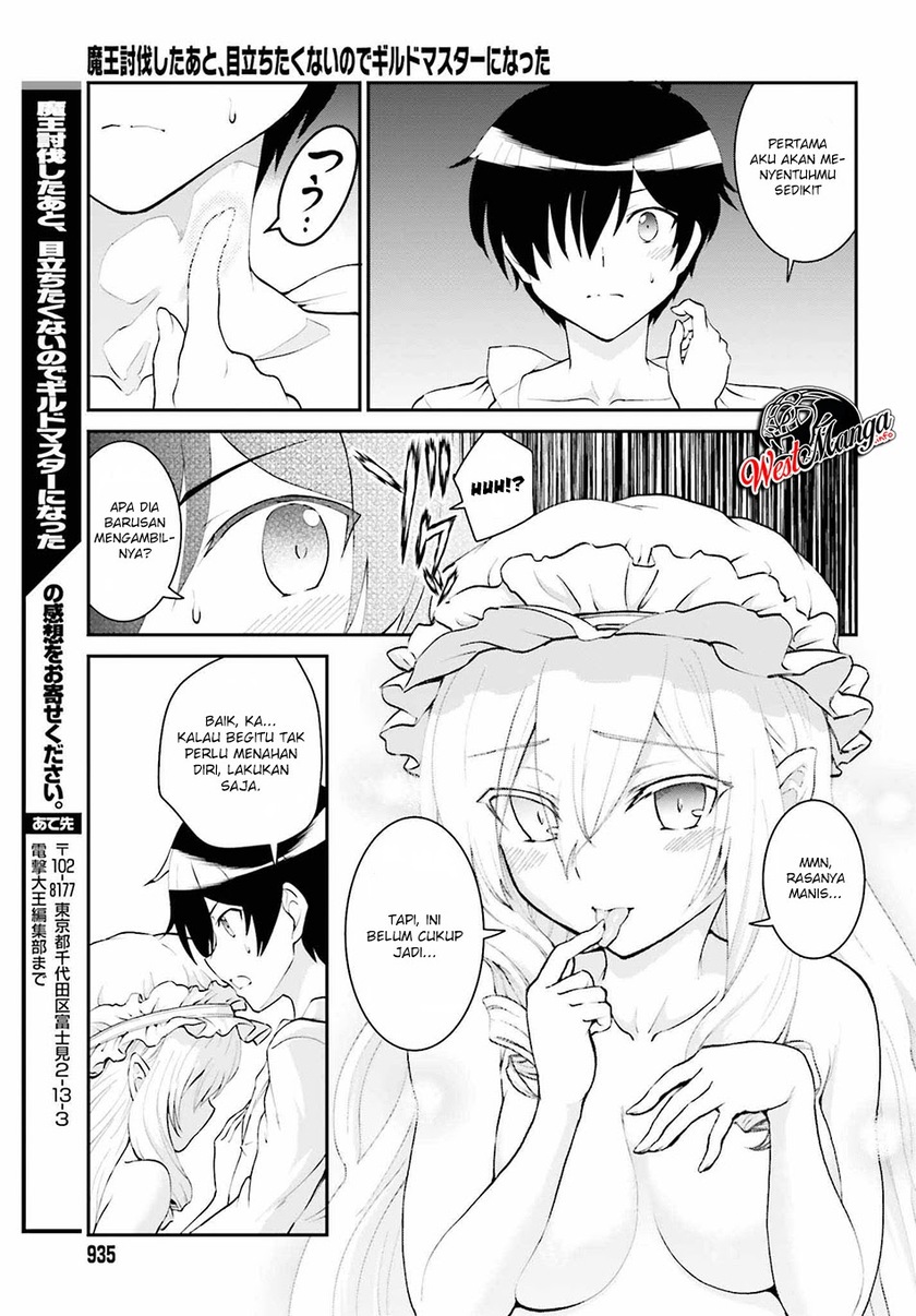 Maou Toubatsu Shita Ato, Medachitakunai node Guild Master ni Natta Chapter 10 Gambar 27