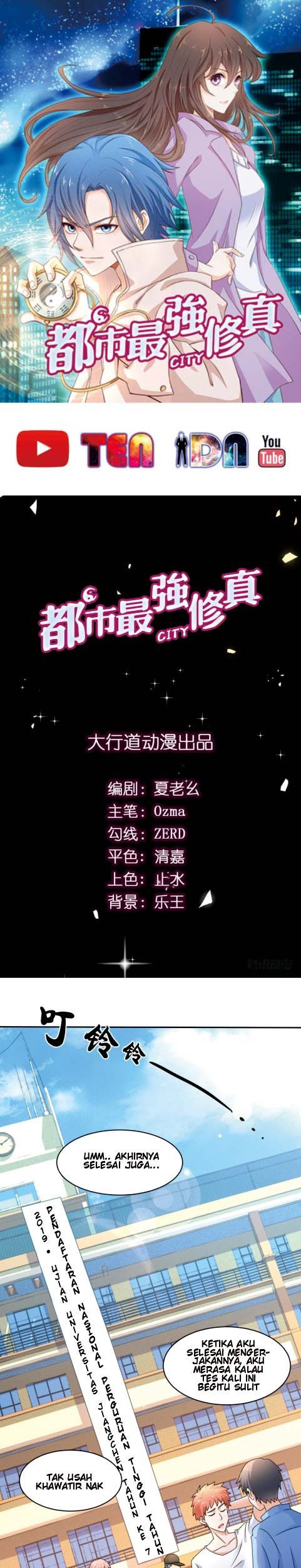 Manhua The Strongest Daily Immortal Cultivation Repair System in The City Chapter 01 gambar nomor 2