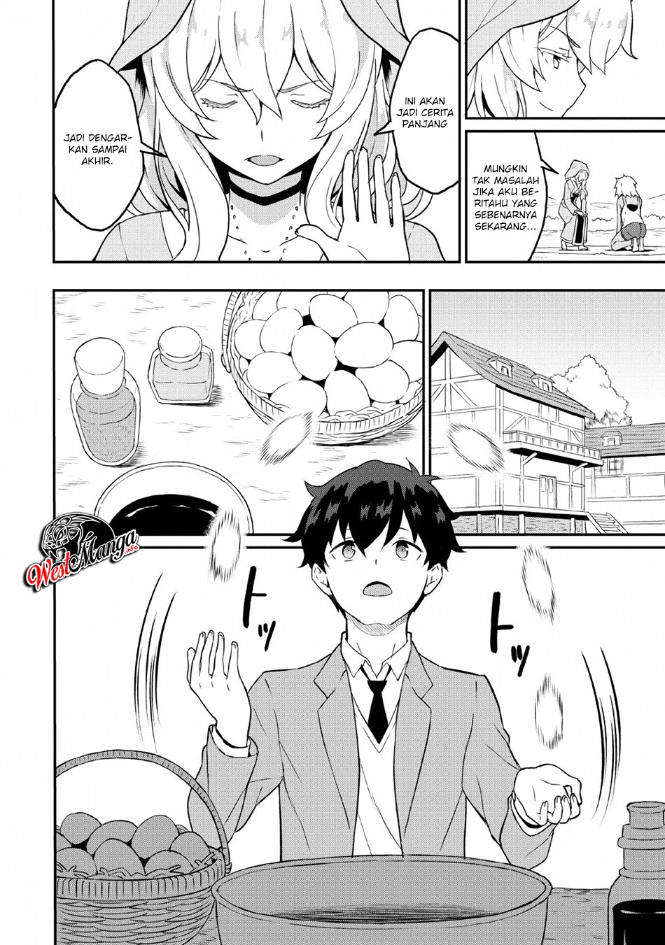 Taberu dake de Level-Up! Damegami to Issho ni Isekai Musou Chapter 17 Gambar 14