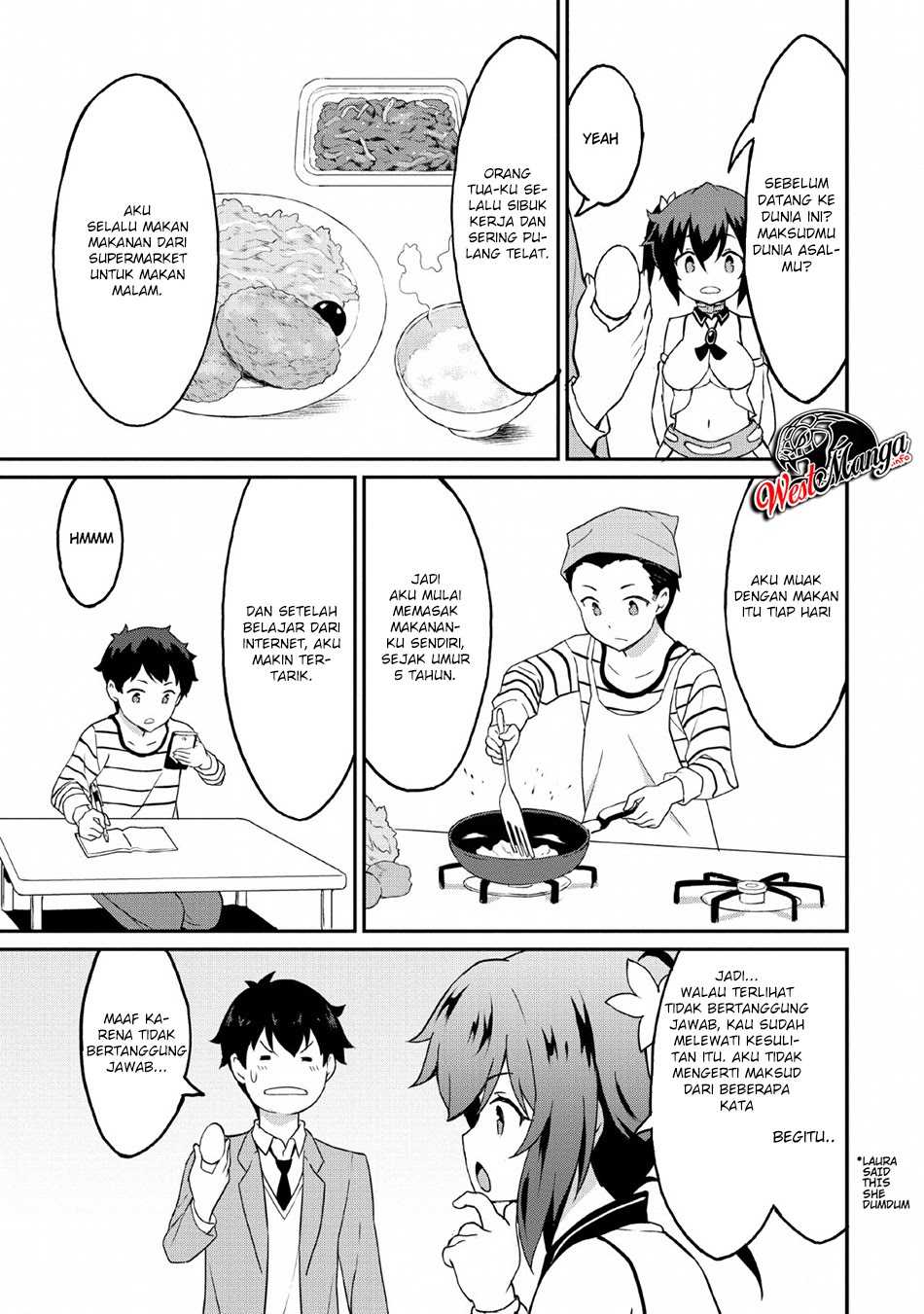 Taberu dake de Level-Up! Damegami to Issho ni Isekai Musou Chapter 17 Gambar 19