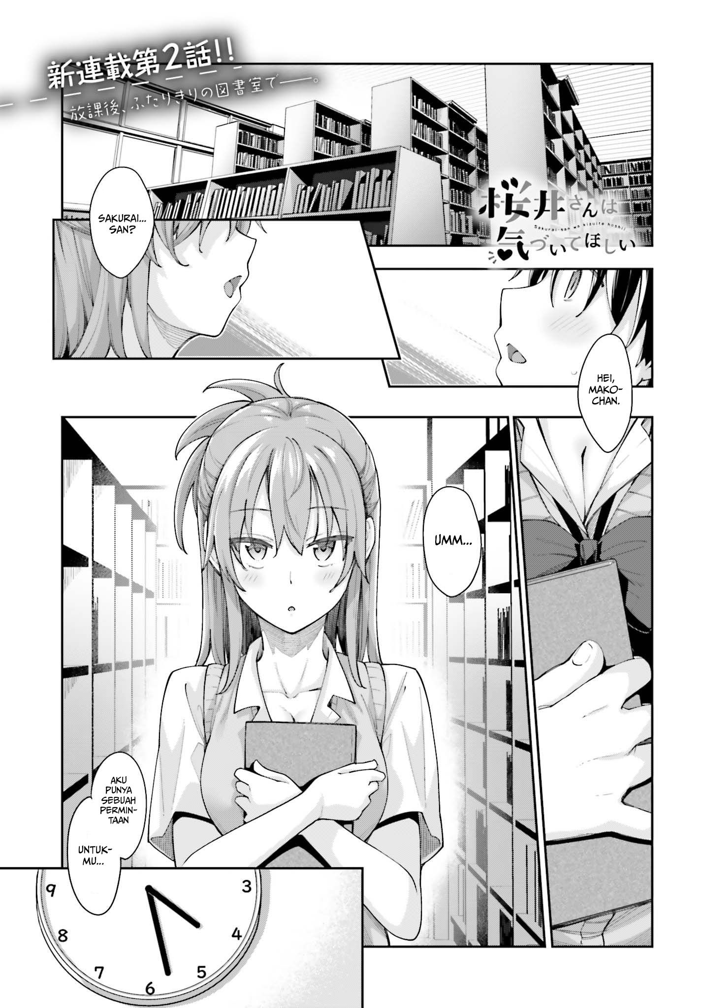 Baca Komik Sakurai-san Wants To Be Noticed Chapter 02 Gambar 1