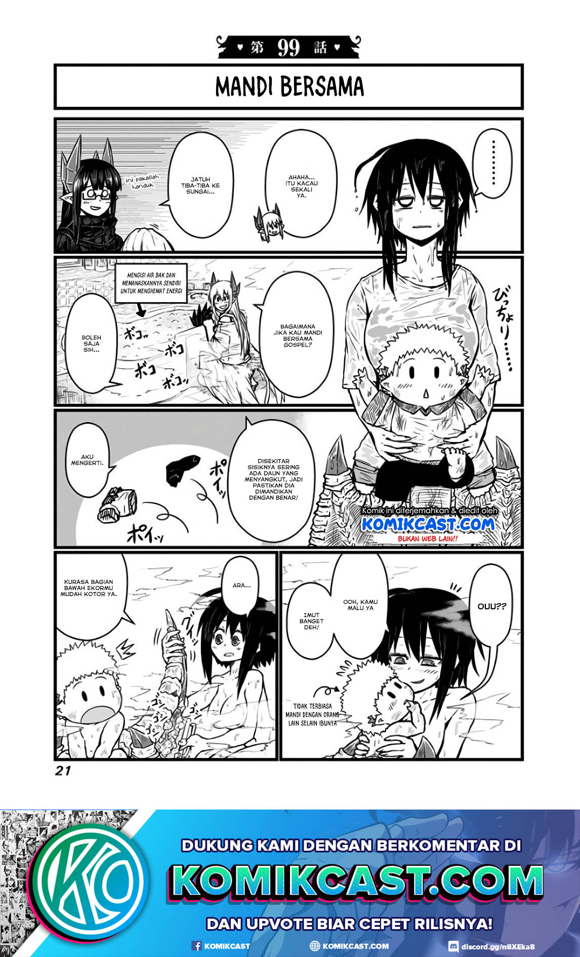Baca Manga Musuko ga Kawaikute Shikataganai Mazoku no Hahaoya Chapter 99 Gambar 2
