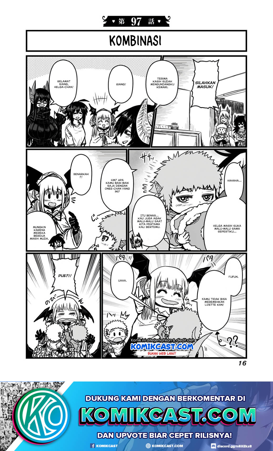 Baca Manga Musuko ga Kawaikute Shikataganai Mazoku no Hahaoya Chapter 97 Gambar 2
