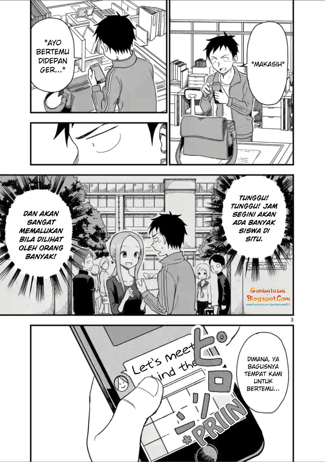 Karakai Jouzu no (Moto) Takagi-san Chapter 42 Gambar 4