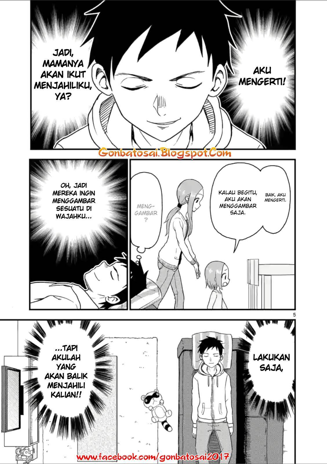 Karakai Jouzu no (Moto) Takagi-san Chapter 32 Gambar 5