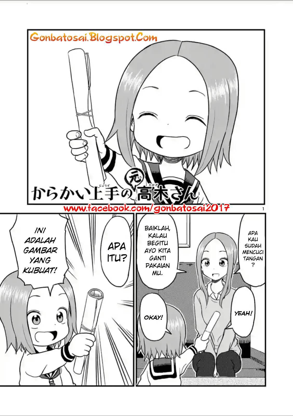 Baca Manga Karakai Jouzu no (Moto) Takagi-san Chapter 24 Gambar 2