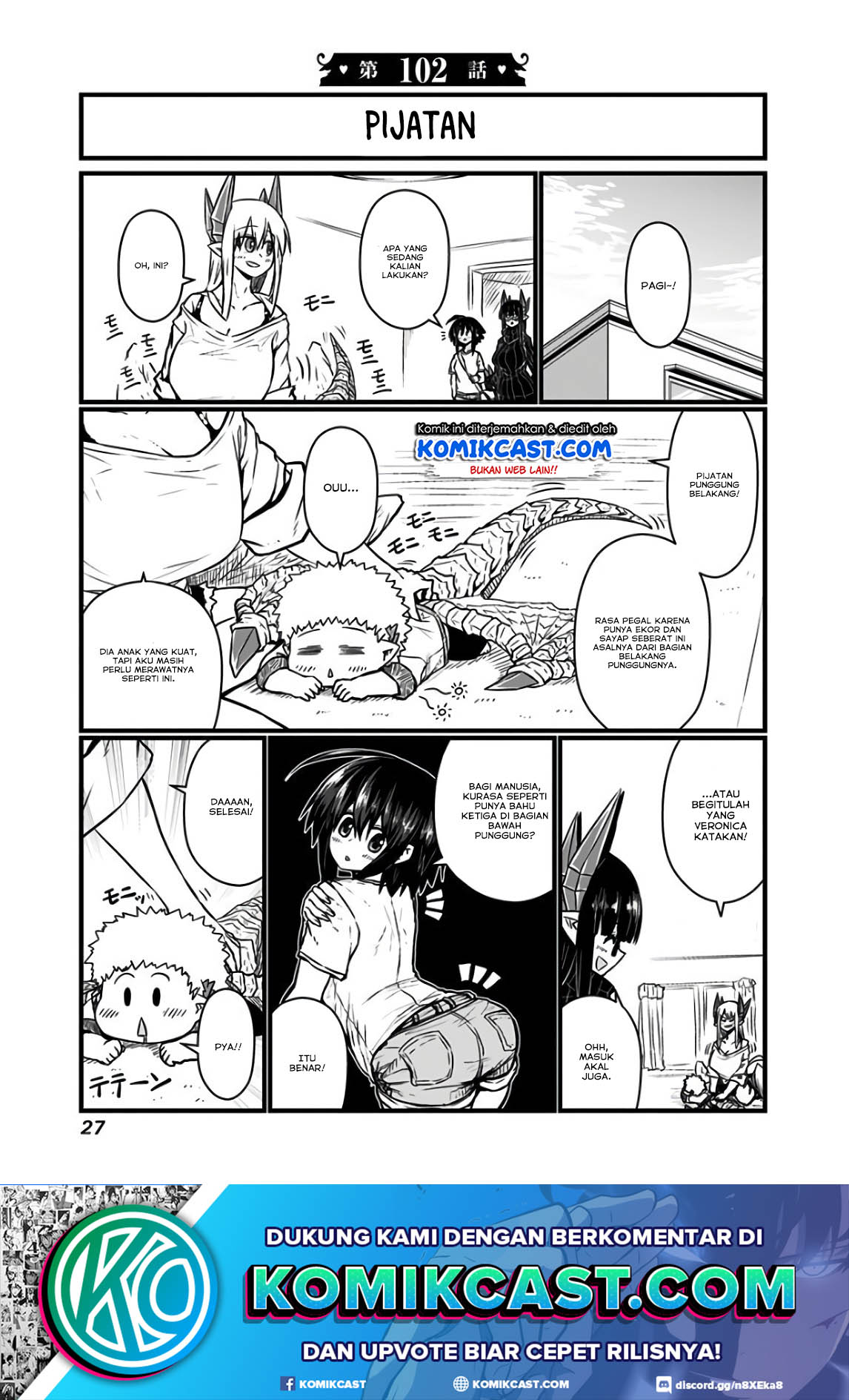 Baca Manga Musuko ga Kawaikute Shikataganai Mazoku no Hahaoya Chapter 102 Gambar 2
