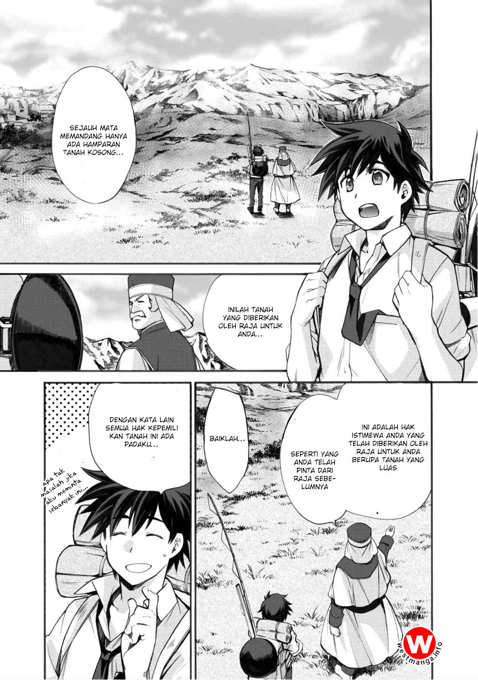 Isekai de Tochi o Katte Noujou o Tsukurou Chapter 01 Gambar 18