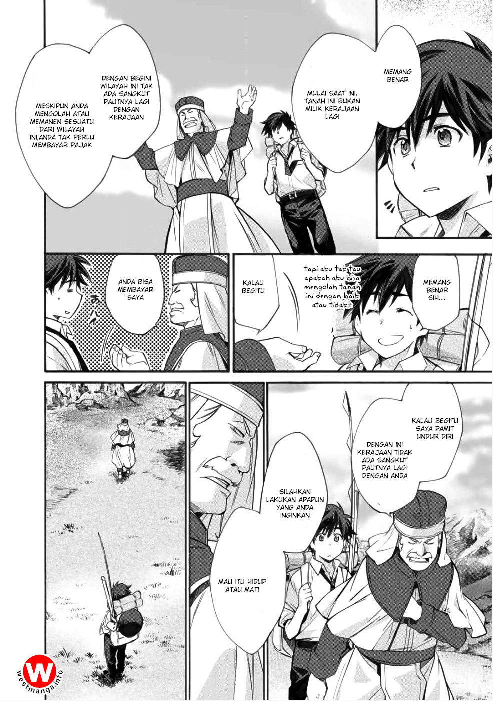 Isekai de Tochi o Katte Noujou o Tsukurou Chapter 01 Gambar 19
