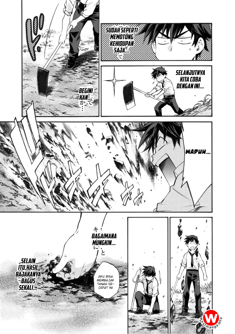 Isekai de Tochi o Katte Noujou o Tsukurou Chapter 01 Gambar 32