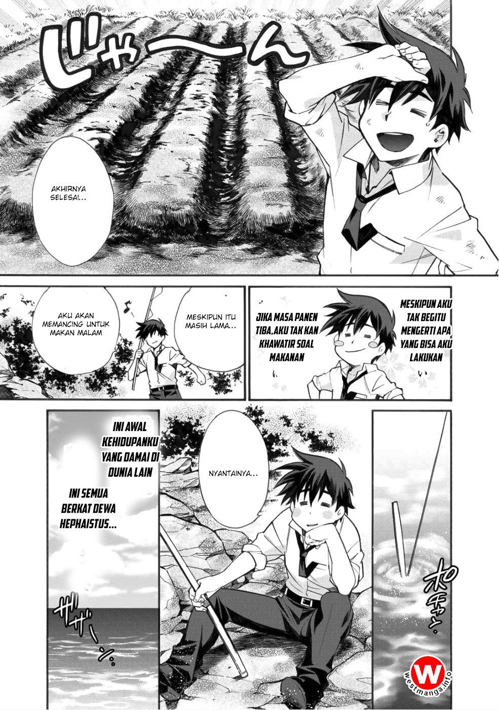 Isekai de Tochi o Katte Noujou o Tsukurou Chapter 01 Gambar 34