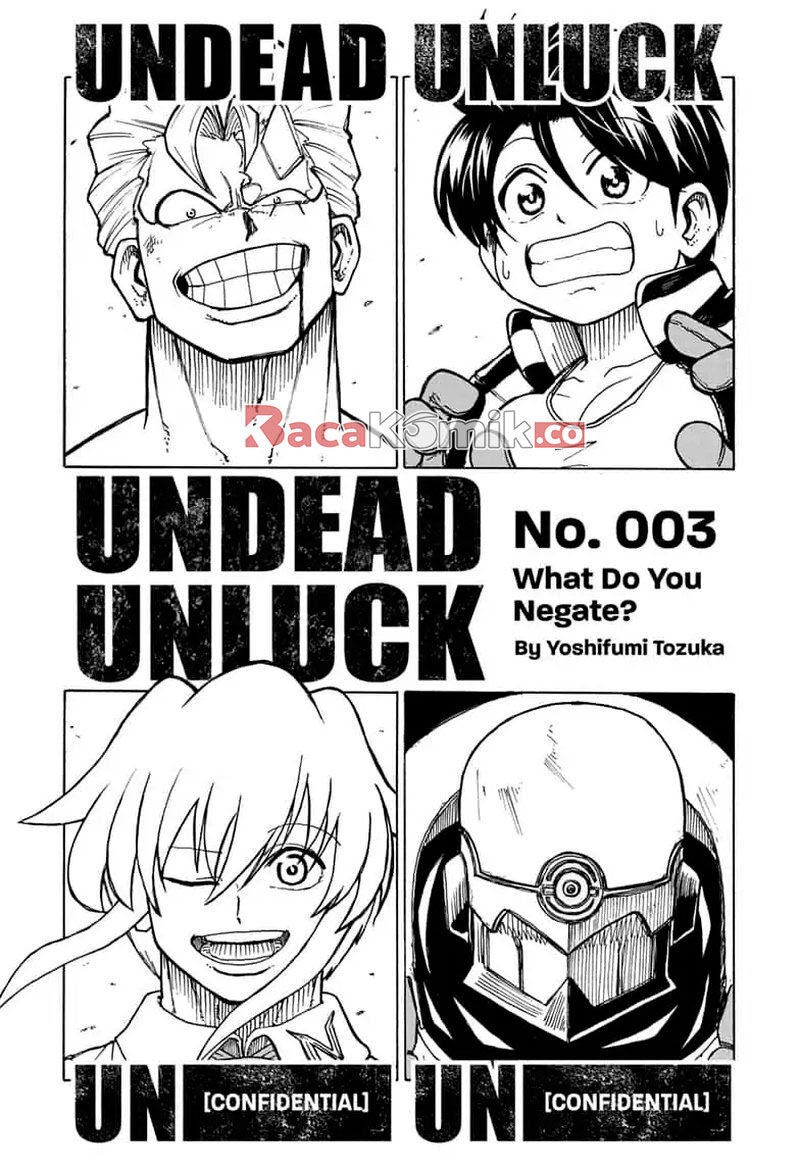 Baca Komik Undead Unluck Chapter 03 Gambar 1