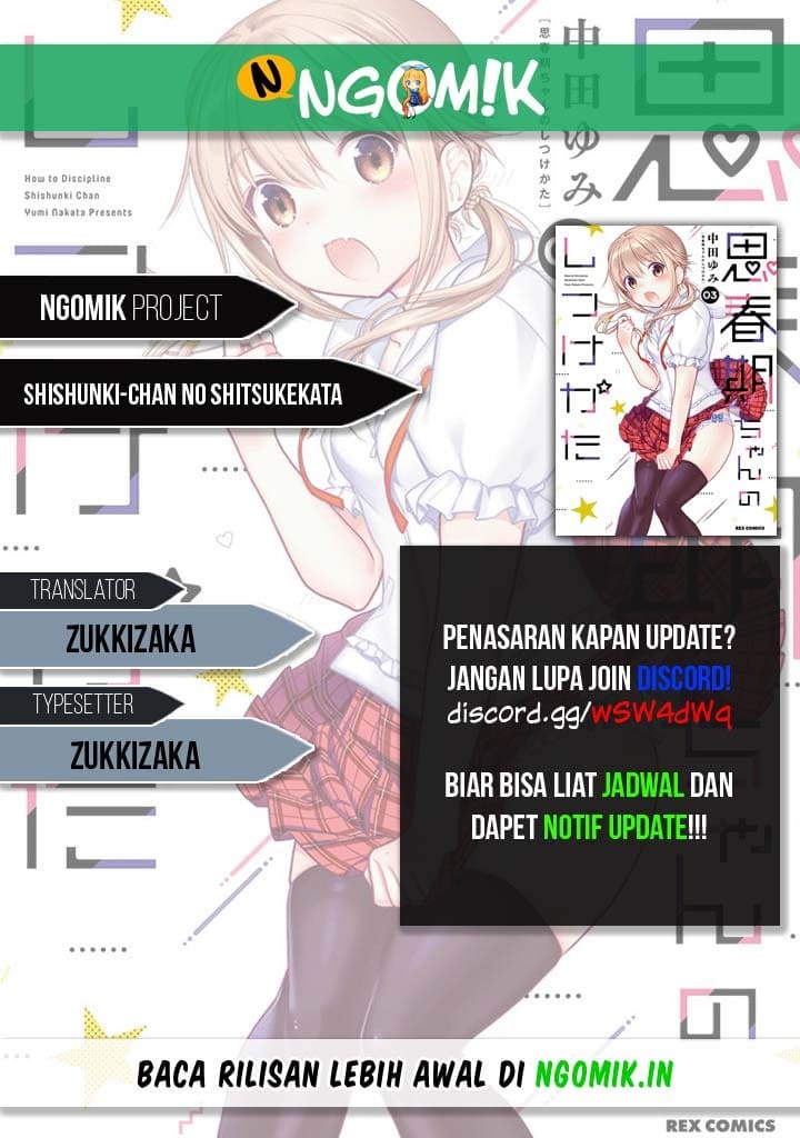 Baca Komik Shishunki-chan no Shitsukekata Chapter 12 Gambar 1