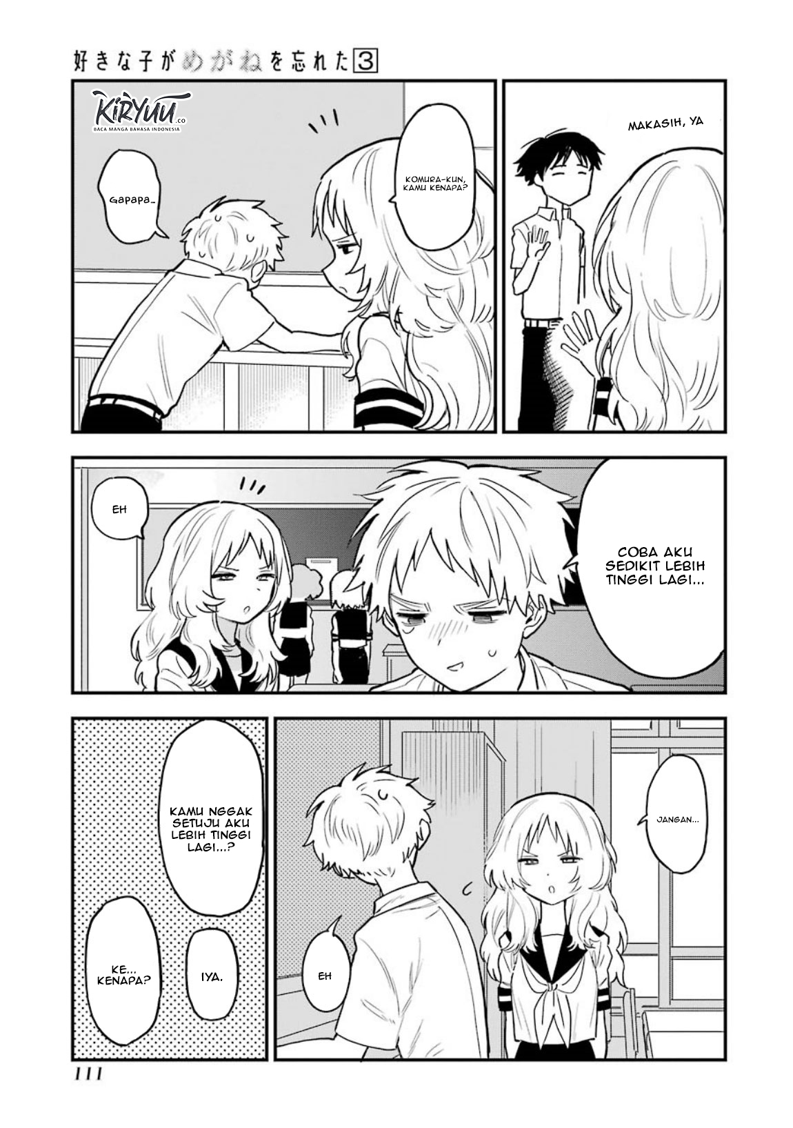 Sukinako ga Megane wo Wasureta Chapter 38 Gambar 4