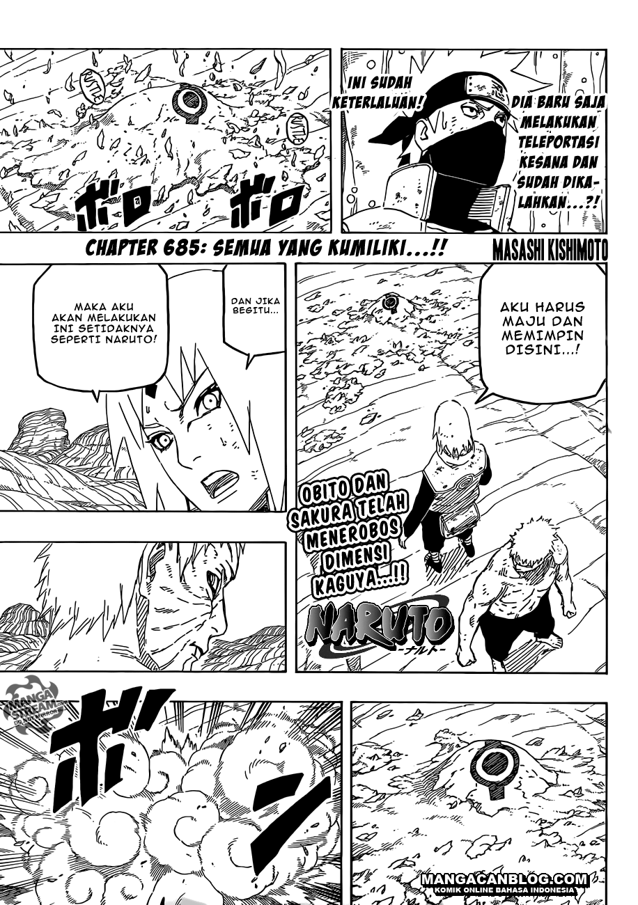 Baca Komik Naruto Chapter 685 Gambar 1