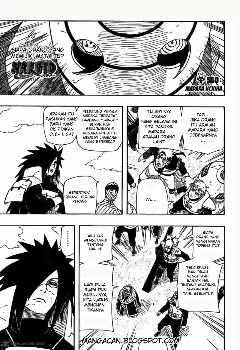 Baca Komik Naruto Chapter 560 Gambar 1