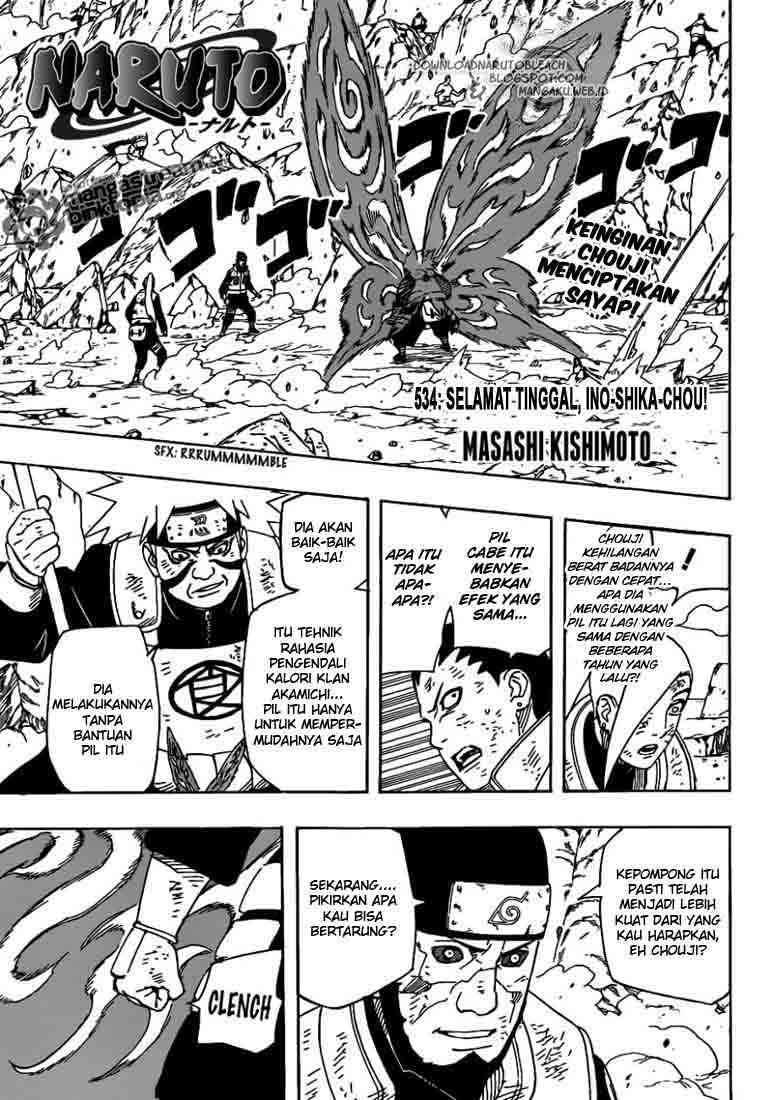 Naruto - Chapter 534 - Page 1